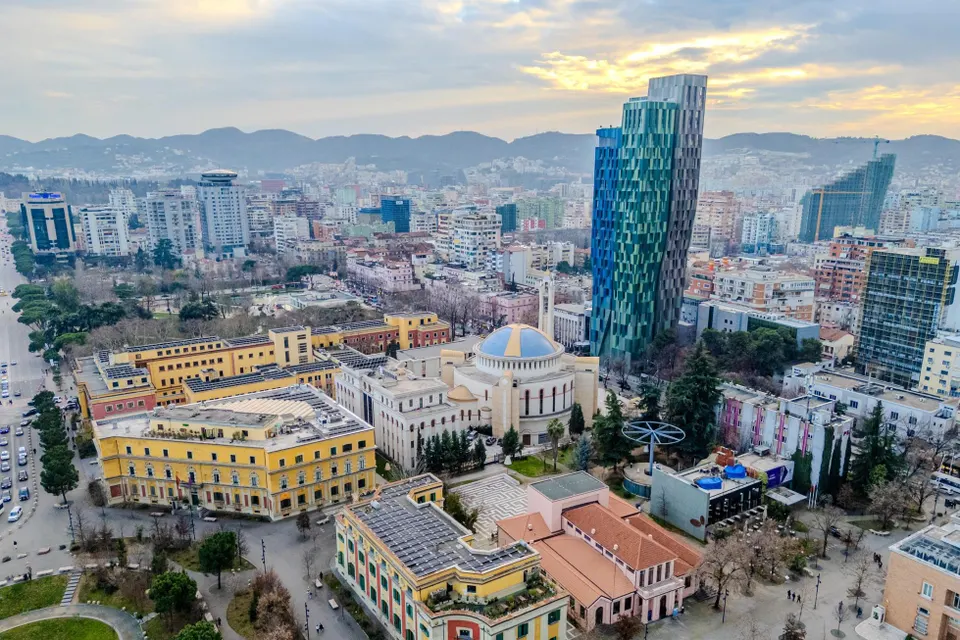 Tirana Skyline